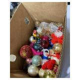 Vintage Christmas ornaments and decorations