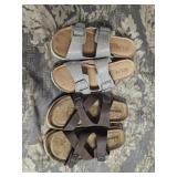 2 pr sandals both size 11.  Never been worn.