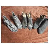 3 pr ladies shoes.  All size 10