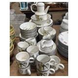 Midwinter Stonehenge dinnerware in the Rangoon