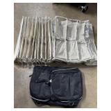 2 multi-pocket hanging shoe organizers and Gamma