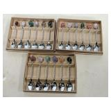 3 sets of souvenir Brazil spoons