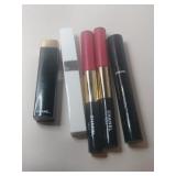 Chanel lipstick ,mascara ,gloss (unknown if used)