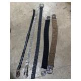 Assorted women's metal, beaded fashion belts