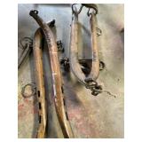 Two sets of horse/mule collar hardware
