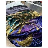 Three decorative scarves