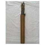 Vintage old wood arrows in quiver