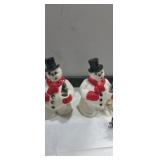 2, Royal electric co. 7in hard plastic snowman