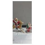 Vintage 1950s 9in  'Hi ho Santa' hard plastic