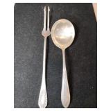 Silver spoon/ fork  Marked Sterling 1.240oz