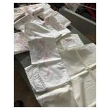 Hand embroidered pillowcases