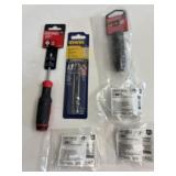 5 pc Craftsman tools + 1 Irwin bit