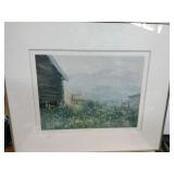 25x21 framed Serigrafi. 'Sctervoll'. By Hnder