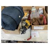 DeWalt power tool, sleeping bag, bamboo, ceramic