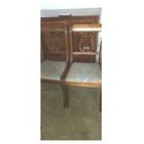 2- Mcm Tell city harp back matching chairs