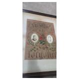 Victorian cross-stitch , Mourning Art features