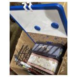 Back to school board, 2 metal lunchboxes, 4 giant