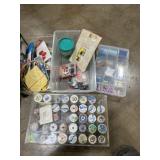 Sewing items, including threads of spool,