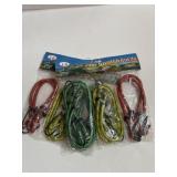 2 pkgs assorted 6 pc bungee cords 12,18,24 in
