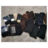 Brooks Brothers leotards tights gold tone socks