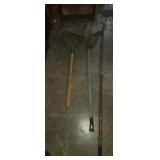 Garden hand weeder,  edger,  and frog gig