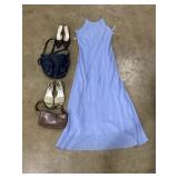 Formal dress size 12 P, 2 dress shoes size 6 1/2,