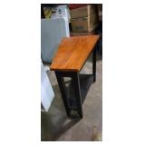 Triangler laminate top side table