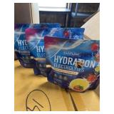 Three packages of built by nature hydration