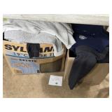 Unsearched clothing, coats, uniform, some vintage