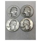 Silver quarters  1937,1943