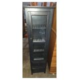 Wooden Dvd cabinet with glass door and 2. Drawers