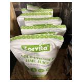 6 packets of zorvita cold pressed lime juice 8.82