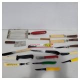 Assorted kitchen knives