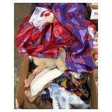 All kinds of scarves and handkerchiefs