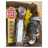 Assorted beer tap handles