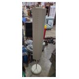 Pedestal metal 5 sided spinning peg display 60in