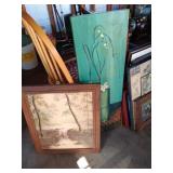 2 wall pictures 24H"x20"W signed D Stedman the