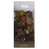 Plastic decorative grapes