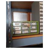 Small Green container with drawers and all screws