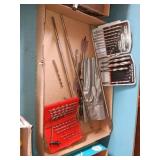 Assorted drill bits with 3 cases and additional