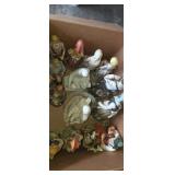 Porcelain figurines various sizes,  and styles