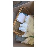 Sheets, basket and wash cloths