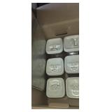 6, Food canisters locking top, and cookie sheet