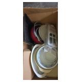 Mixing bowls , baking pans and kitchen ware