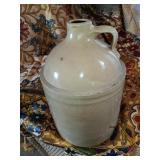 Crock 11"x7" with handle it has large crack