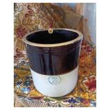 Crock #2 9"x9" has cracks