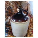 Crock with handle some chips 11"x7"