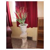 Elephant stand with pot artificial flowers