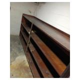 Wood large shelf 96Wx19Dx43H need tools & Please