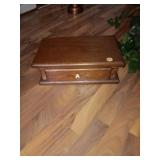 Nice wood dresser Trinket box with drawer 14Wx9D